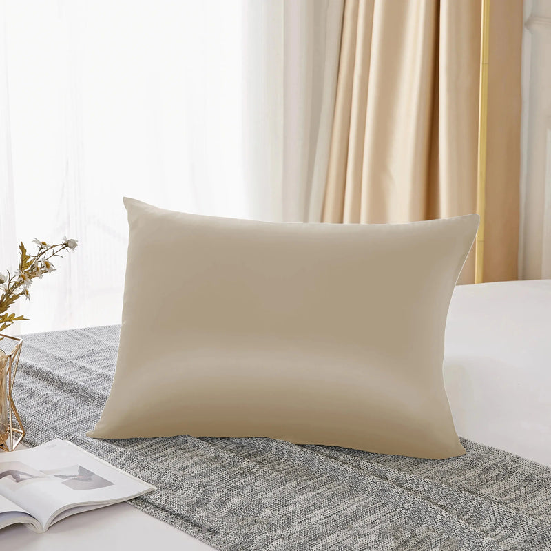 Taie d'oreiller en soie 25 Momme - Beige