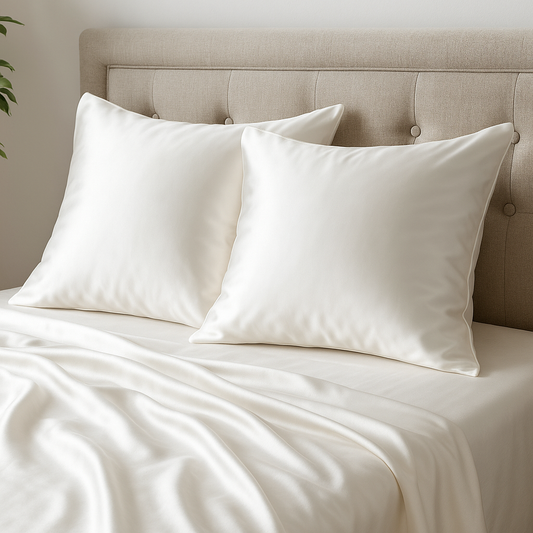 Taie d’oreiller en soie 80x80 – 30 Momme, soie de mûrier 100 % naturelle