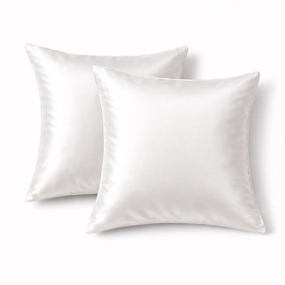 Taie d'oreiller en soie 30 Momme - Blanc (60x60 et 65x65)