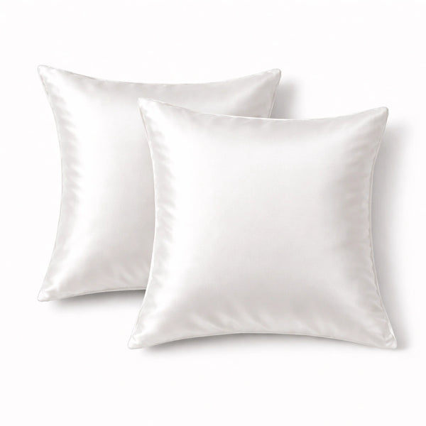 Taie d'oreiller en soie Taie d'oreiller en soie 30 Momme - Blanc (60x60 et 65x65)