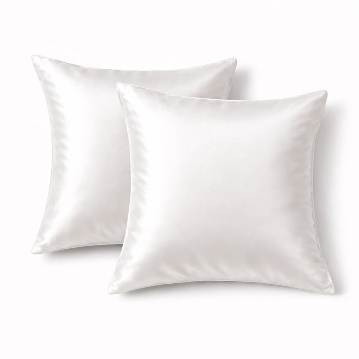 Taie d'oreiller en soie 30 Momme - Blanc (60x60 et 65x65)