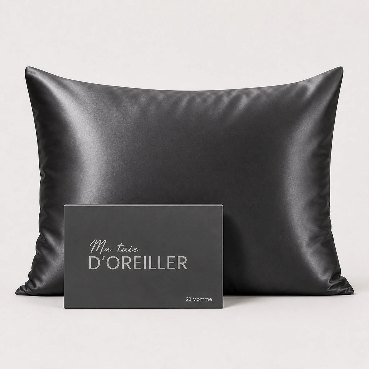 Taie d'oreiller en soie de mûrier 22 Momme