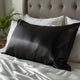 Taie d'oreiller en soie 25 Momme Noir - 50x70