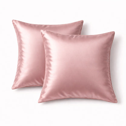 Taie d’oreiller en soie 30 Momme - Rose (60x60 et 65x65)