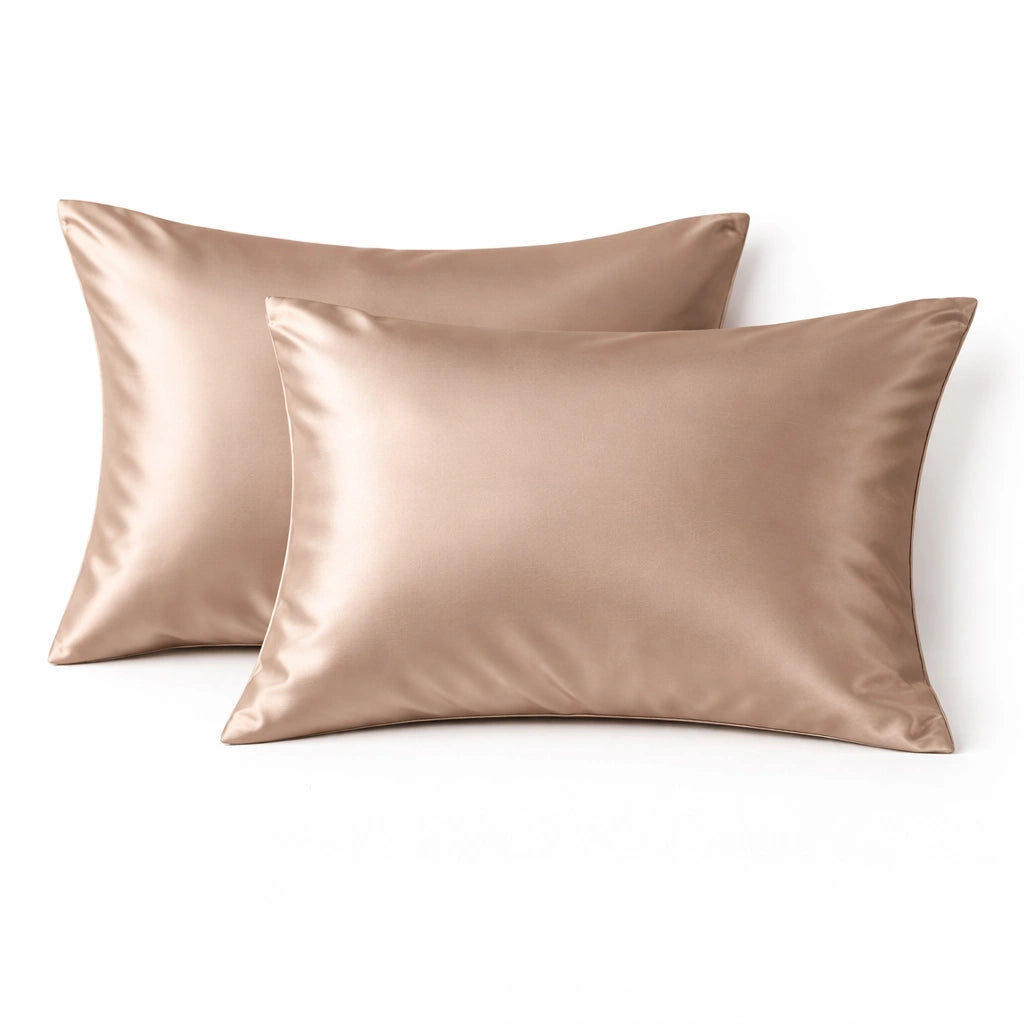 Taie d’oreiller en soie 19 Momme - Taupe