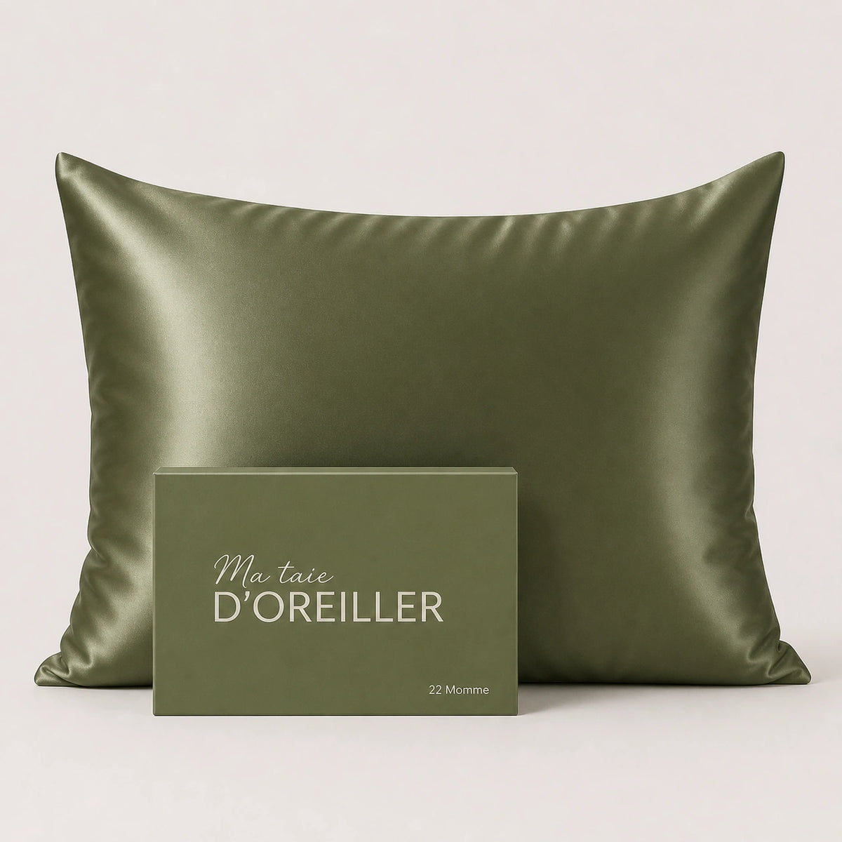 Taie d'oreiller en soie de mûrier 22 Momme