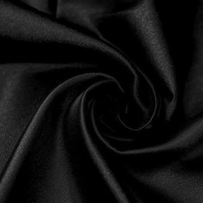 Taie d’oreiller en soie 22 Momme - Noire (80x80)